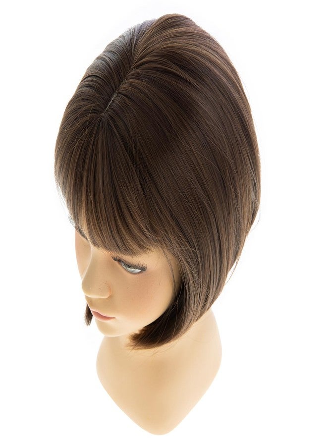 Dsimeig Short Brown Kids Wig Girls Straight Bob Wig with Bangs Synthetic Cosplay Halloween Costume Party Use - Image 3